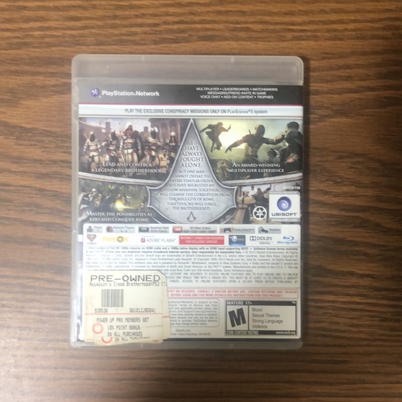 Assassins creed brotherhood PS3 tested working - Picture 2 of 4